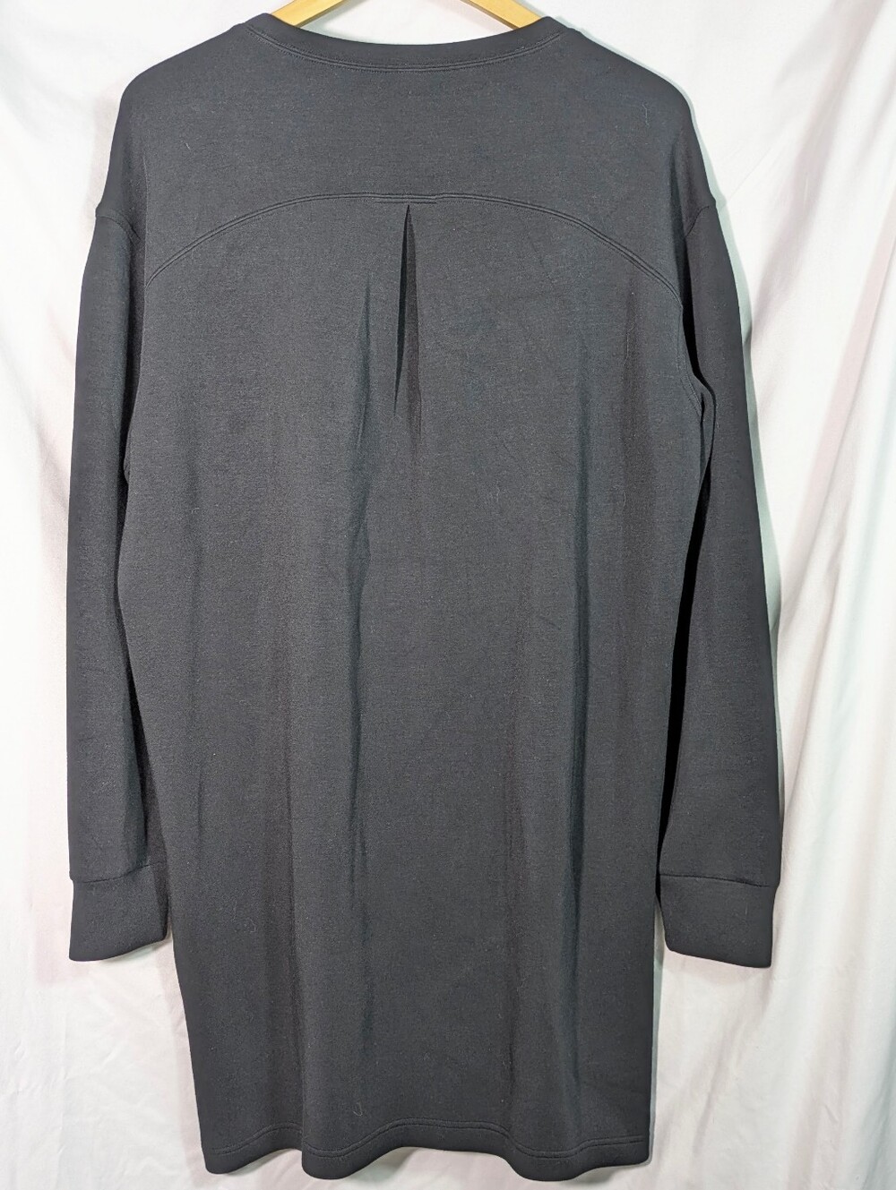 Spanx AirEssentials Black Crewneck Dress  Lightweight Cozy Comfy Soft Travel XL - Picture 2 of 9
